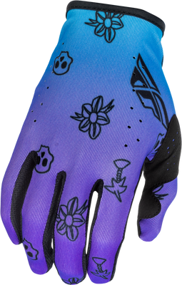 Lite Outline Gloves Purple/Blue/Black Md