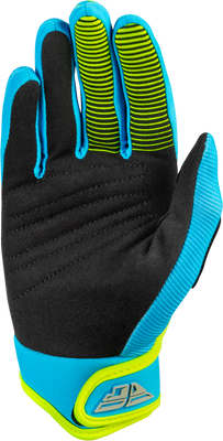 Youth F 16 Gloves Blue/Hi Vis Y3xs