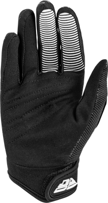 Youth F 16 Gloves Black/White Yxs