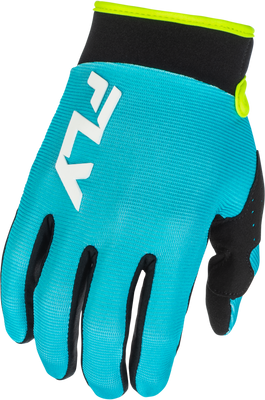 Youth F 16 Gloves Aqua/Black/White Yl
