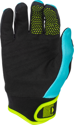Youth F 16 Gloves Aqua/Black/White Yl