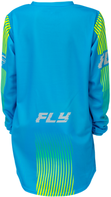 Youth F 16 Jersey Blue/Hi Vis Yxl