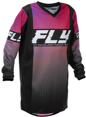 Youth F 16 Jersey Black/Red/Purple Ys