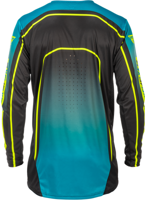 Rayce Bicycle Jersey Teal/Black/Lime Sm