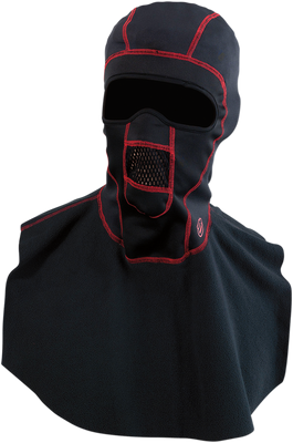 ARCTIVA Windshield® Balaclava with Dickie - Black/Red - Large/XL 2503-0369