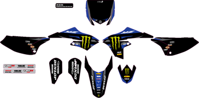 D'COR VISUALS Graphic Kit - Monster Energy Star - YZ 65 20-50-074
