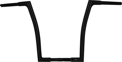 FAT BAGGERS INC. 1-1/4" EZ Install Flat Top Handlebar - 16" - Black 707016-B