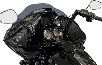 FAT BAGGERS INC. 1-1/2" EZ Install Flat Top Handlebar - 12" - Black 606012-B