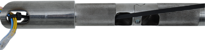 FAT BAGGERS INC. 1-1/4" EZ Install Pointed Top Handlebar - 10" - Chrome 905010