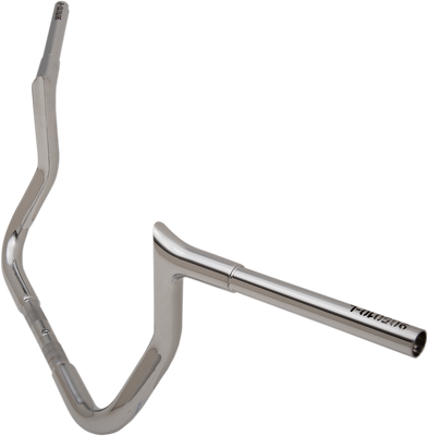 FAT BAGGERS INC. 1-1/4" EZ Install Pointed Top Handlebar - 10" - Chrome 905010