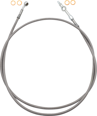 FAT BAGGERS INC. EZ Install Brake Line - 69" - Stainless Steel Braid 120069