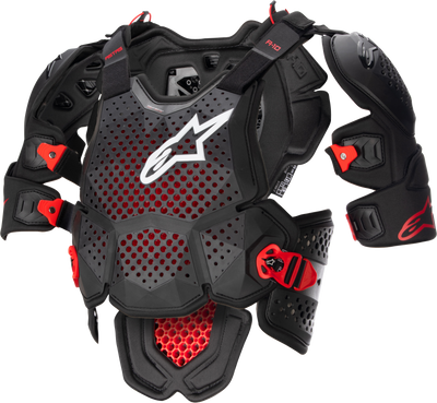 A 10 V2 Full Chest Protector Anthracite/Black/Red Xl/2x