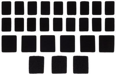 Knee Brace Velcro Set (Black)