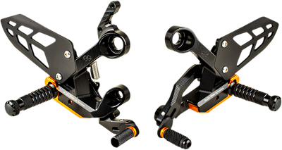 GILLES TOOLING Adjustable Rearset - Black - KTM VCR38GT2-KT04