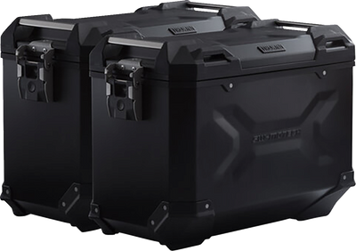 SW-MOTECH TRAX ADV Aluminum Case System - Black - Ducati Multistrada 950/1200/1260/V2 '15-'24 KFT.22.114.70102/B