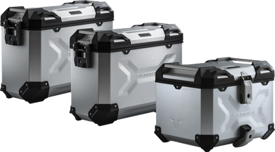 SW-MOTECH Adventure Luggage System - Silver - Honda NC750 '14-'15 ADV.01.129.75000/S