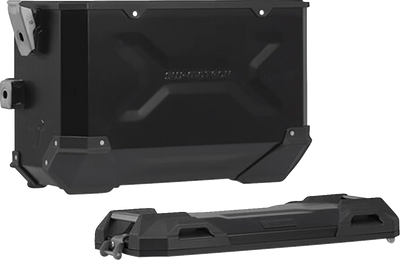 SW-MOTECH TRAX ADV Aluminum Case System - Black - BMW R 1200/1250 R '14-'24 KFT.07.573.70000/B