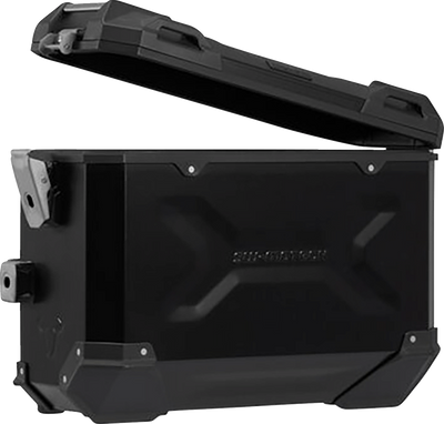 SW-MOTECH TRAX ADV Aluminum Case System - Black - Suzuki V-Strom 650 '16-'24 KFT.05.876.70101/B