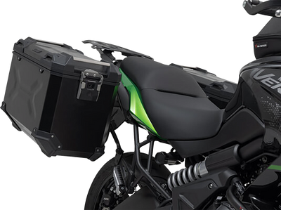 SW-MOTECH TRAX ADV Aluminum Case System - Black - Kawasaki Versys 650 '14-'24 KFT.08.518.70100/B