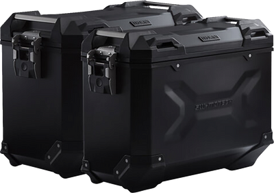 SW-MOTECH TRAX ADV Aluminum Case System - Black - Suzuki V-Strom 650 '04-'10 KFT.05.294.70000/B
