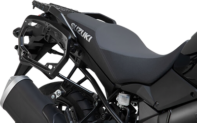 SW-MOTECH TRAX ADV Aluminum Case System - Black - Suzuki V-Strom 1000 '14-'19 KFT.05.440.70001/B