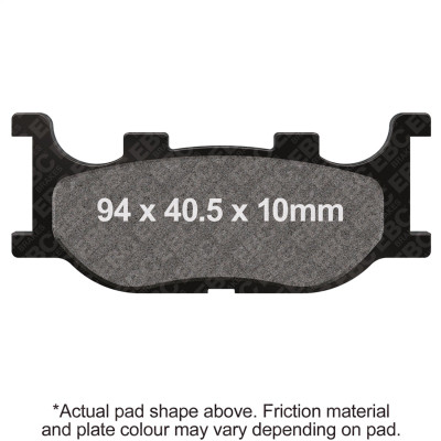 EBC 95-07 Yamaha XV 250 Virago Front Left/Right Semi-Sintered V Brake Pads