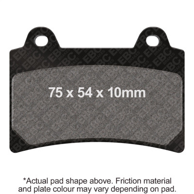 EBC 92-93 Yamaha TDM 850 Front Left/Right Semi-Sintered Vee Brake Pads