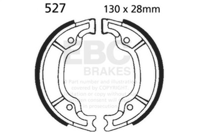 EBC 2001 Yamaha YBR 125 ED (5RR1) Front Left FA-SFA-X Brake Pads
