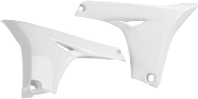 ACERBIS Radiator Shrouds - Lower - White - Yamaha - YZ/WR '14-'19 2374150002