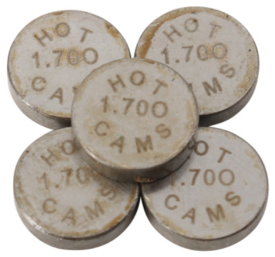 Hot Cams 08-13 Yamaha WR 250 R Dual Sport 250cc 1.70mm Shim Kit - 5 Pack