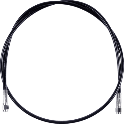 MAGNUM SHIELDING Universal XR Brake Line - 70" - Black w/ Chrome Fittings SBC0500-70