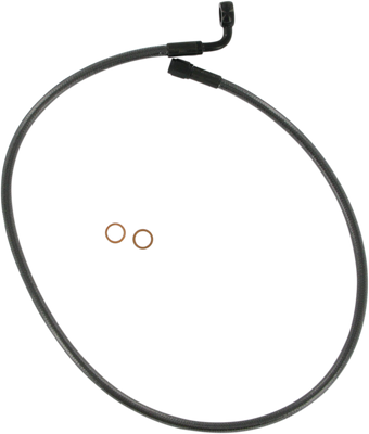 MAGNUM SHIELDING Brake Line - 10 mm/90° - 29" - Black Pearl 47229