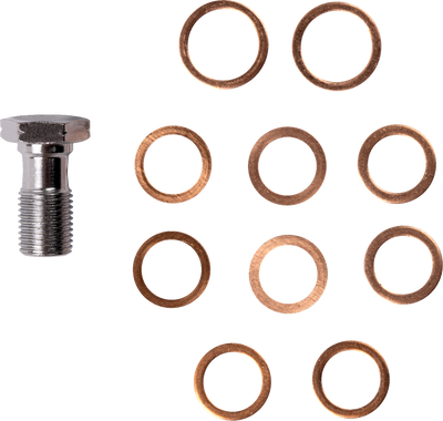 LA CHOPPERS Brake Line - Chrome LA-8059B08