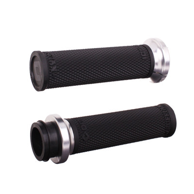 Rufian Grips Indian Tbw 1" Black/Silver