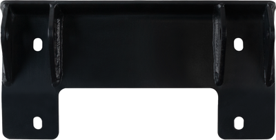 Open Trail 459-5740 UTV front lower snow plow mount bracket black powder coated grade 50 steel plate with tapered pin tabs for Polaris RZR XP 1000 and Turbo