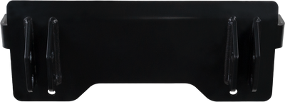 Open Trail 459-5495 UTV front lower snow plow mount bracket black powder coated grade 50 steel plate with tapered pin tabs for Honda Pioneer 700
