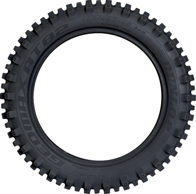 Dunlop Geomax AT82 rear tire, side view