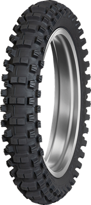 Dunlop Geomax MX34 rear tire shown at a three-quarter angle