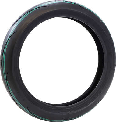 Dunlop Sportmax Q5 front tire, side view