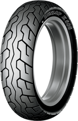 Dunlop K505 rear tire, angled view