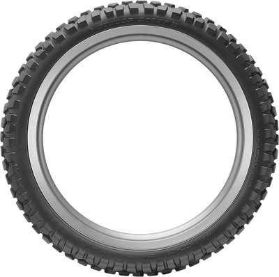 Dunlop D605 front tire, side view