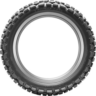 Dunlop D605 rear tire, side view