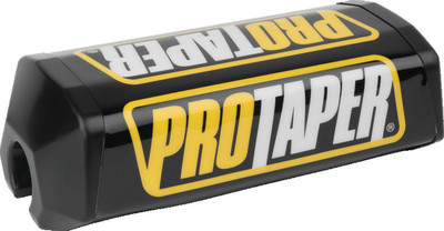 ProTaper 2.0 square bar pad in Black/Black, angled view from the right