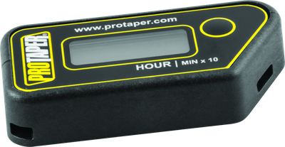 ProTaper wireless hour meter, front three-quarter view