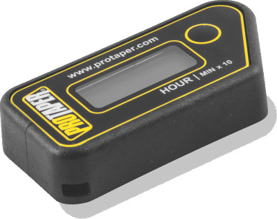 ProTaper wireless hour meter, angled front view