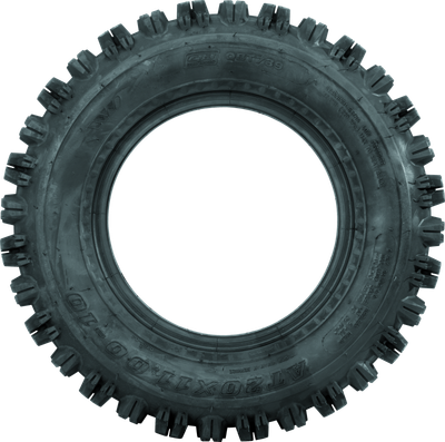 A high-resolution studio product photograph of a QuadBoss QBT739 Series ATV tire in size 20x11-10, set against a clean white background. Displayed at a front-three-quarter angle, the wide rear sport ATV tire features a low-profile design with an aggressive knobby tread pattern, spaced center blocks for optimal traction, and durable shoulder lugs. Constructed with a 4-ply rated carcass, the black rubber tire displays crisp embossed sidewall text including "QUADBOSS", "QBT739", and "20x11-10".
