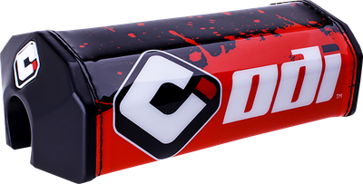 ODI Oversized Handlebar Pad - Splatter - Red/Black