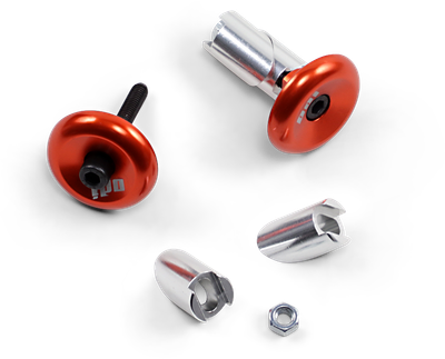 ODI Aluminum Handlebar End Plug - Orange