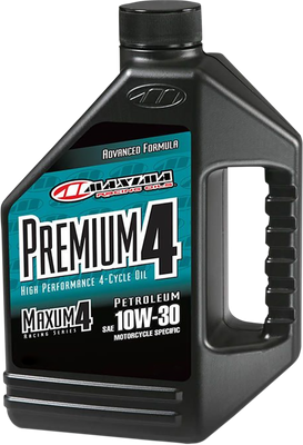 MAXIMA RACING OIL Premium High Performance Mineral 4T Engine Oil - 10W-30 - 1 US gallon 30-209128