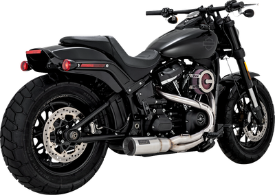 VANCE & HINES 2-into-1 Hi-Output Short Exhaust System - Stainless Steel - Brushed 27331